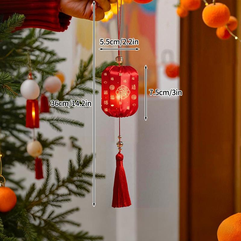 

Chinese New Year Red Lantern Lunar New Year Lantern Children Gifts 2026 Spring Festival Glowing Lantern Atmosphere Decoration as show