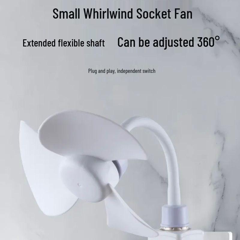 Compact Energy-Saving Cyclone Fan with Expandable Blades and Brushless Motor