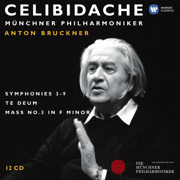 CD СЕРГИУ ЧЕЛИБИДАКЕ АНТОН БРУКНЕР Симфонии 3  9  Te Deum  Месса № 5099908557827 Warner Classics 2011 Европа Классика Б/у