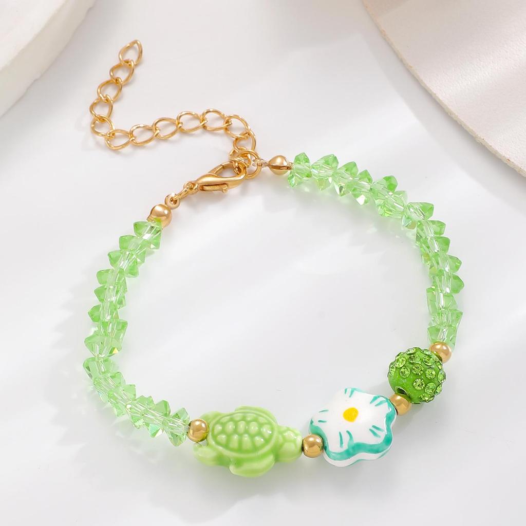 European High-End Seashell & Starfish Beaded Women's Ocean Style Bracelet