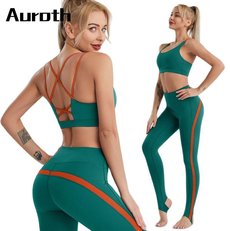 Auroth Set Yoga a due pezzi Tuta sportiva tuta da donna Leggings da palestra  Bellezza Schiena Reggiseno sportivo Abbigliamento fitness acquista in modo  economico — spedizione gratuita, recensioni reali con foto — Joom