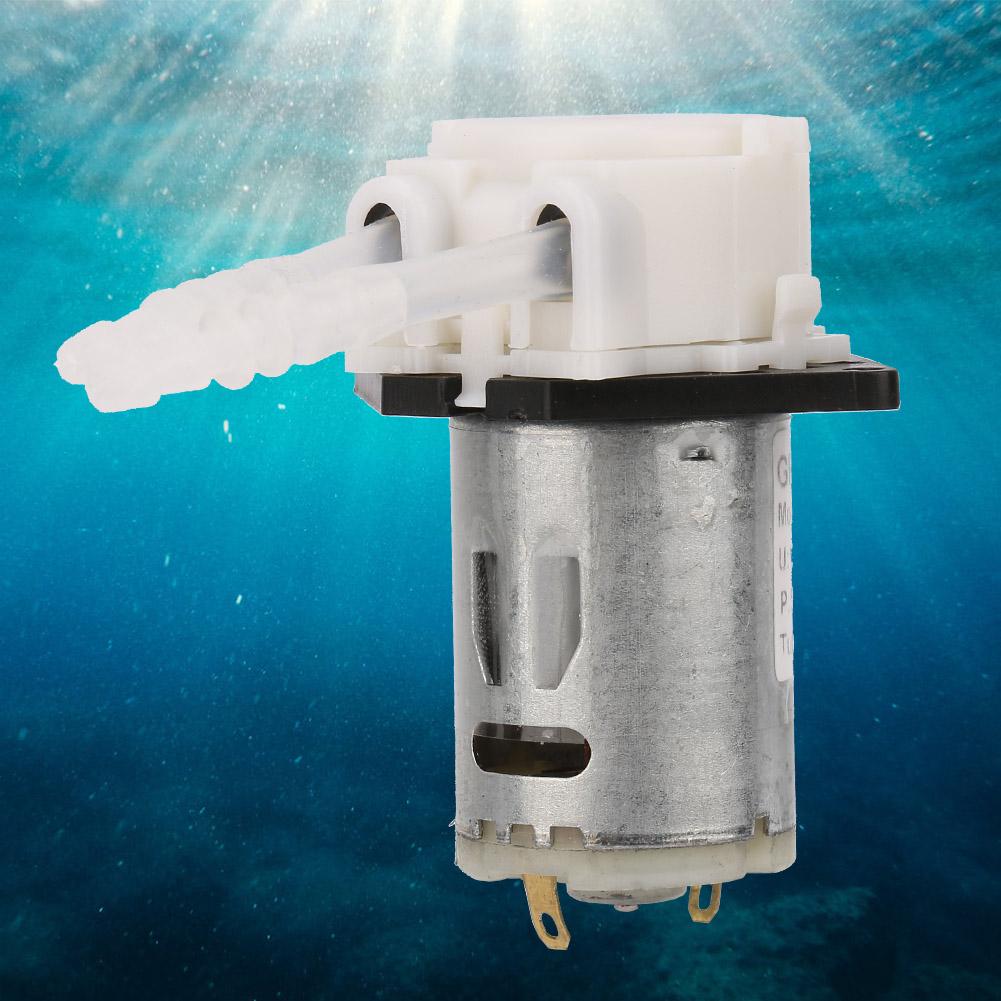 12V  3*5 Dosing Pump DIY Peristaltic Tube Head For Aquarium Lab Chemical Analysis(white)