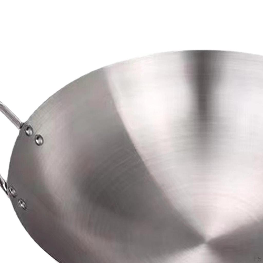 Premium Stainless Steel Wok Pan for Home And Restaurant Use