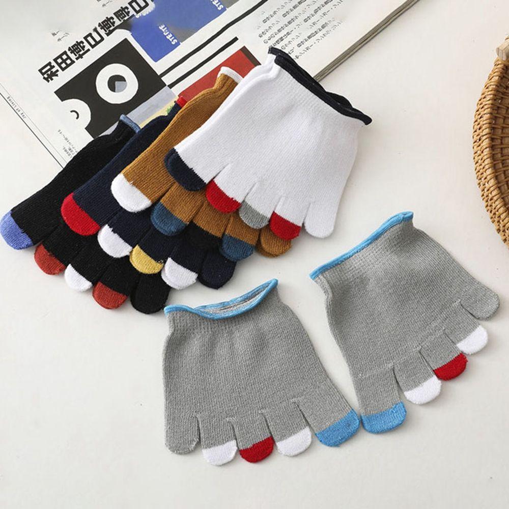 Anti-abrasion Summer Toe Cover Men Men Socks Five-Finger Socks Split Toe Socks Half Foot Socks