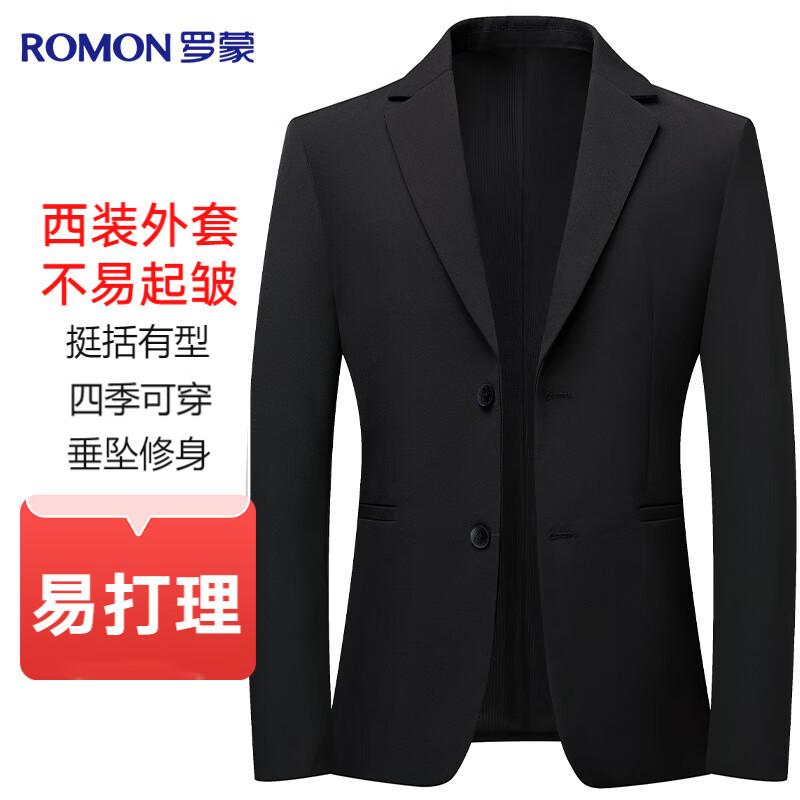 Мужской блейзер Luomeng, приталенный, в стиле business casual 190/3XL