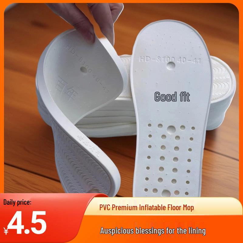 PVC Slippers: Silent, Comfortable, Waterproof, Non-Slip, Wear-Resistant, Lightweight, DIY Handmade Sole Material.