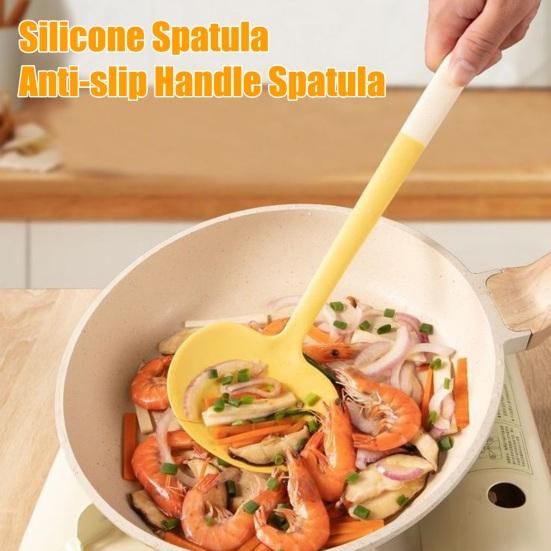Mushroom Silicone Spatula for Cooking Heat-Resistant Turner for Nonstick And Coated Pans Safe Kitchen Cooking Utensil