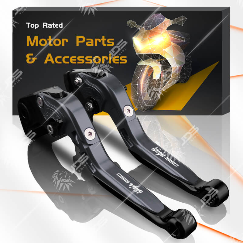 For Kawasaki Ninja 650 Ninja650R ER-6F 2017-Present Clutch Lever Brake Lever Set Folding Handle Levers Motorcycle