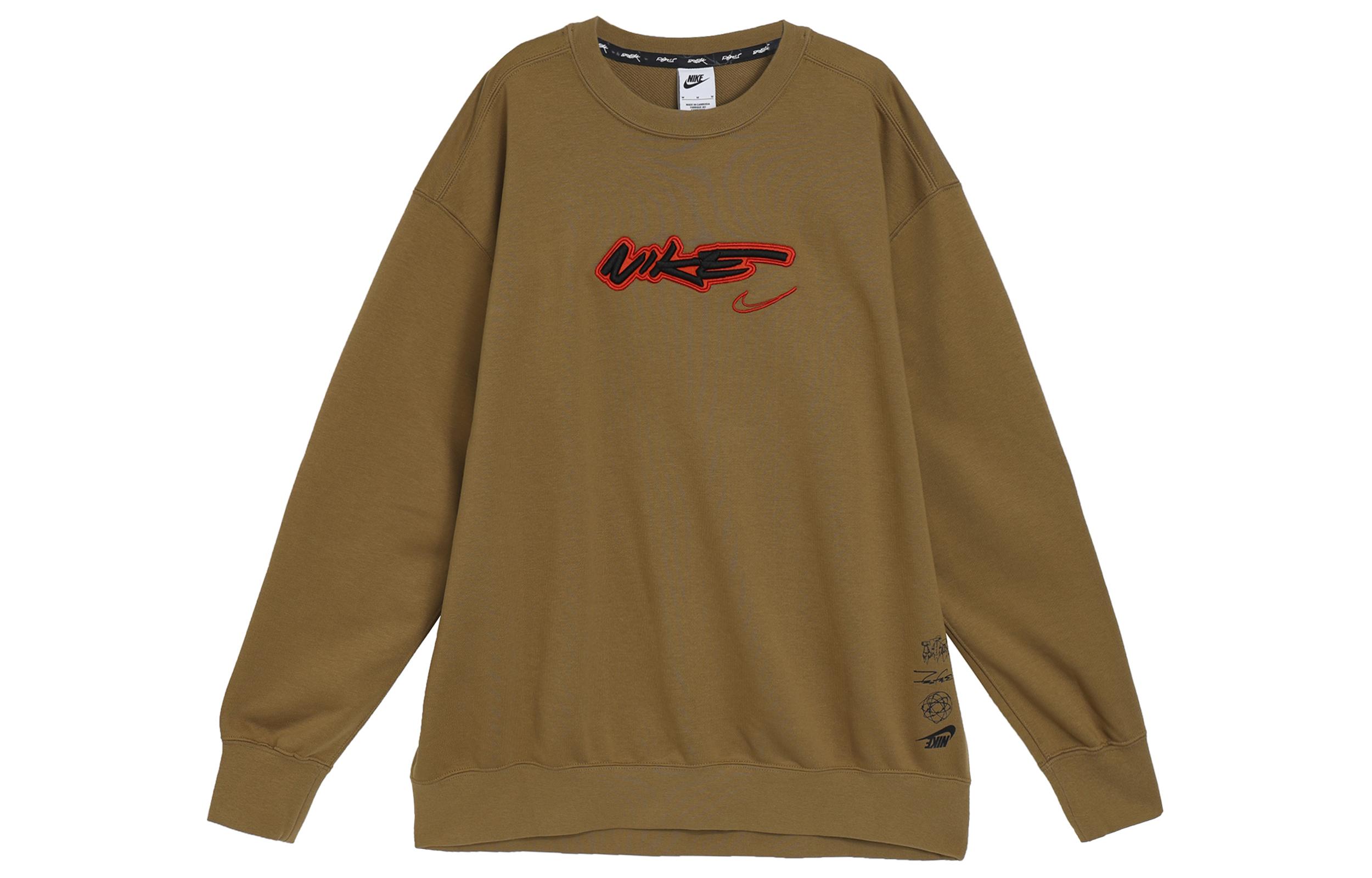 

Nike X Futura Sweatshirts Unisex Brown Crew Neck Moderate Other fz0257-224 M