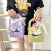 Creative Artificial Rose & Cartoon Plush Toy Bouquet Basket