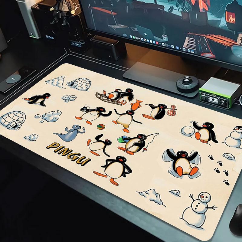 Black Duck Sticker Large Size Mouse Pad Large Gaming Table Cushion Nonslip Laptop Tablet Big Mousepad Xxl Mat Mini Pc Playmat With Lock Edge