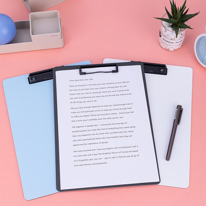 Deli A4 Multi-functional Writing Board Clipboard, 12-Pack