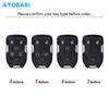 Leather Car Key Case Smart Remote Control Fobs Cover For Gmc Terrain Acadia Sierra Yukon Chevrolet Silverado Suburban Tahoe