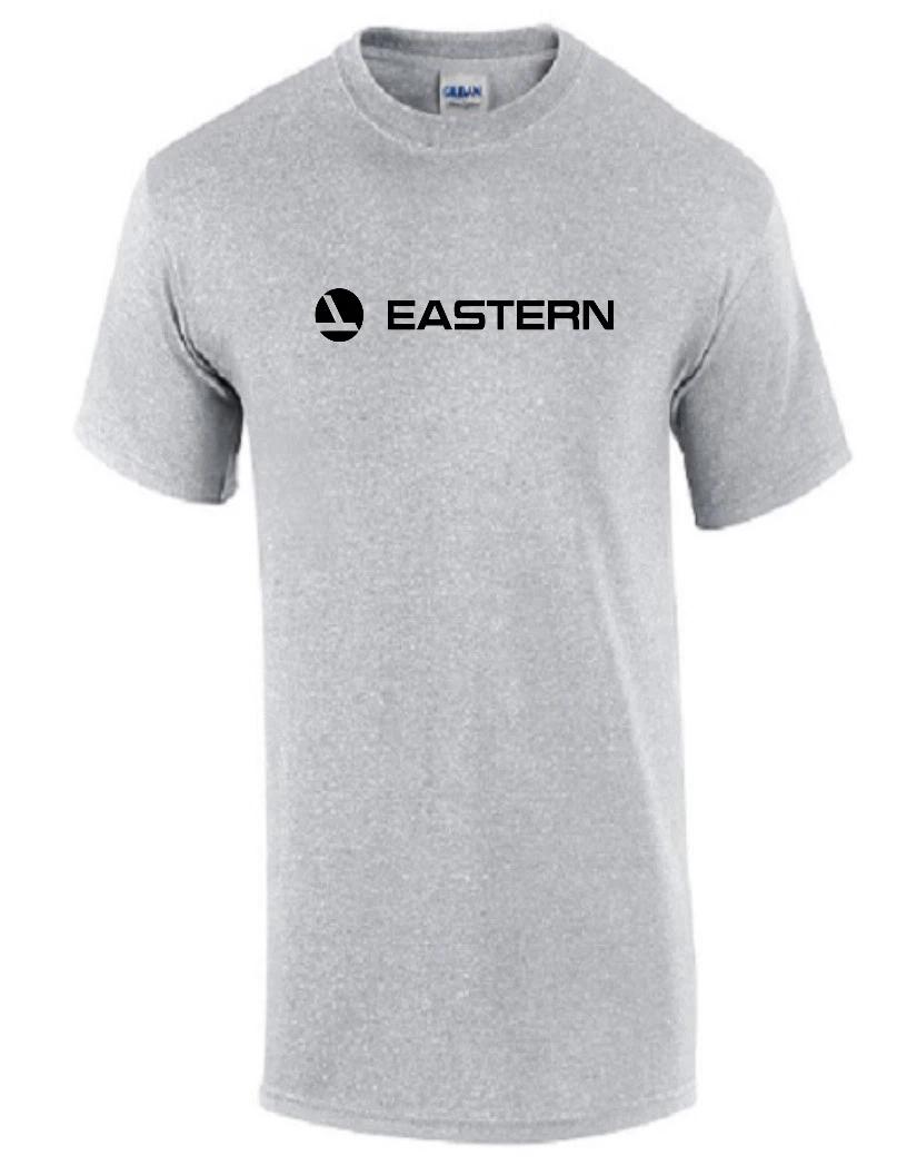 Eastern Airlines Black Retro Logo Shirt Aviation Geek Sport Gray T-Shirt S-5XL M