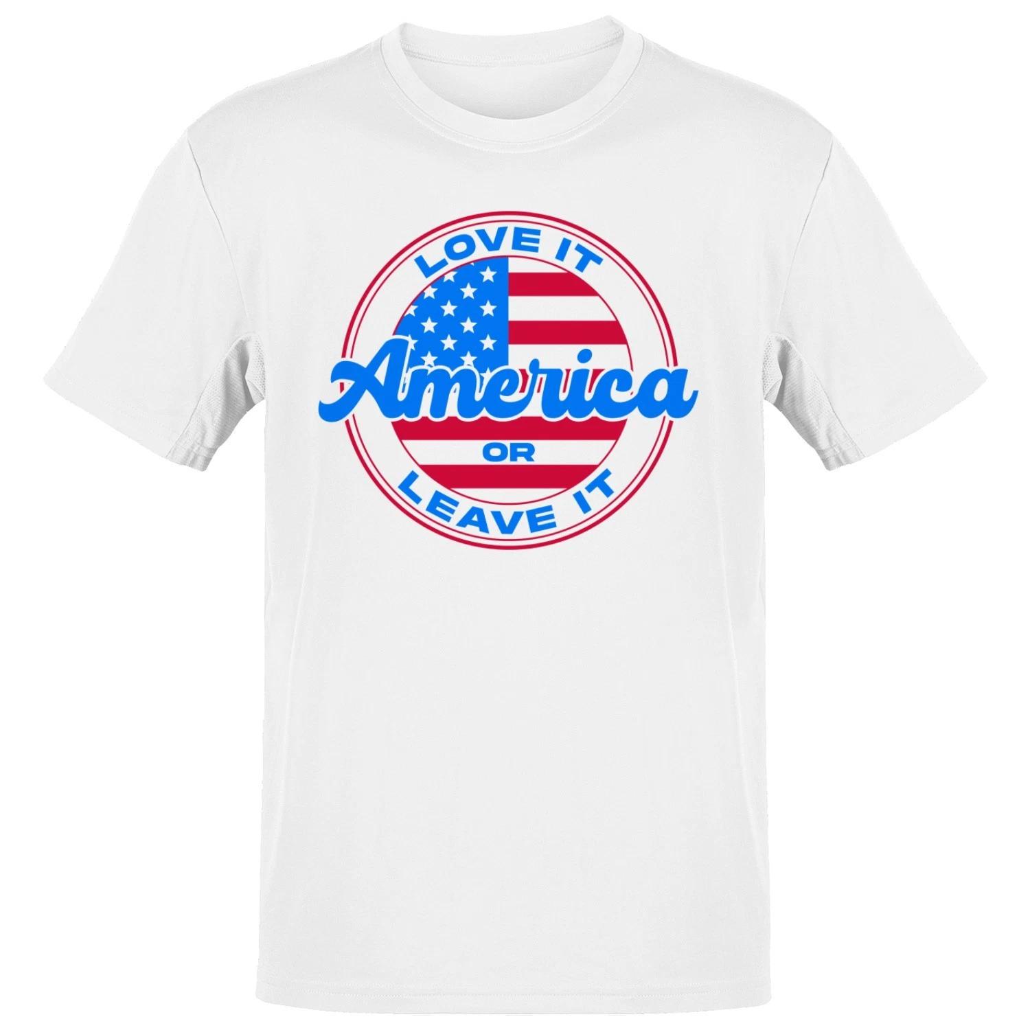 Love It or Leave It Flag Design Men s T-shirt XS