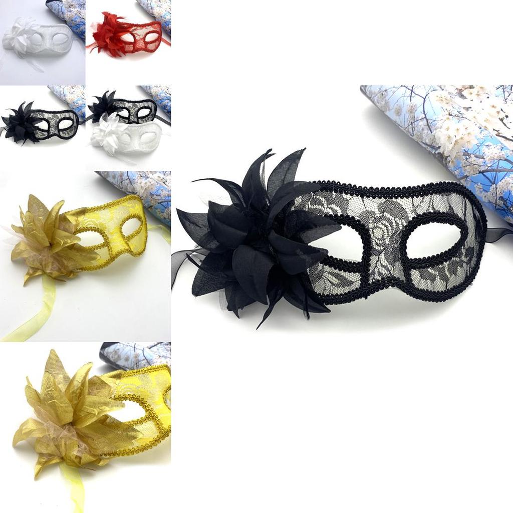 Venetian Masquerade Mask For Adults With Lace Detailing Handcrafted Halloween Costume Prop For Parties