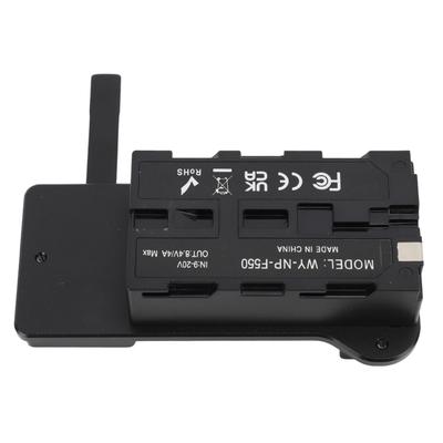 NP F970 F750 F550 Dummy-Akku zu V-Mount-Platte Stromadapter V-Mount-Akku zu NP F-Akku