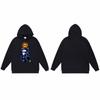 Mens Oversized Hooded Sweatshirt With Ape Head Print Heavyweight Cotton Long Sleeve Pullover Daily Wear