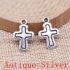 Heart Cross Shaped Charms Pendant For Bracelet Necklace Jewelry Making Craft Findings