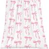 Haukea Throw Blanket Pink Bow Blanket Cute Throw Blankets for Couch Fluffy Cozy Throw Blankets for Bed Living Room Bow Decor Blankets & Throws, Pink