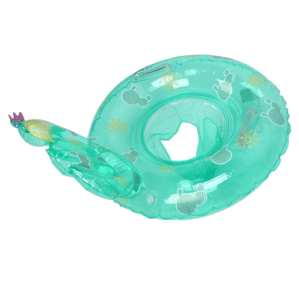 Kinder PVC Süßer Grüner Kaktus Schwimmring Kind Aufblasbarer Schwimmbecken Schwimmring mit Sitz Doppelgriff