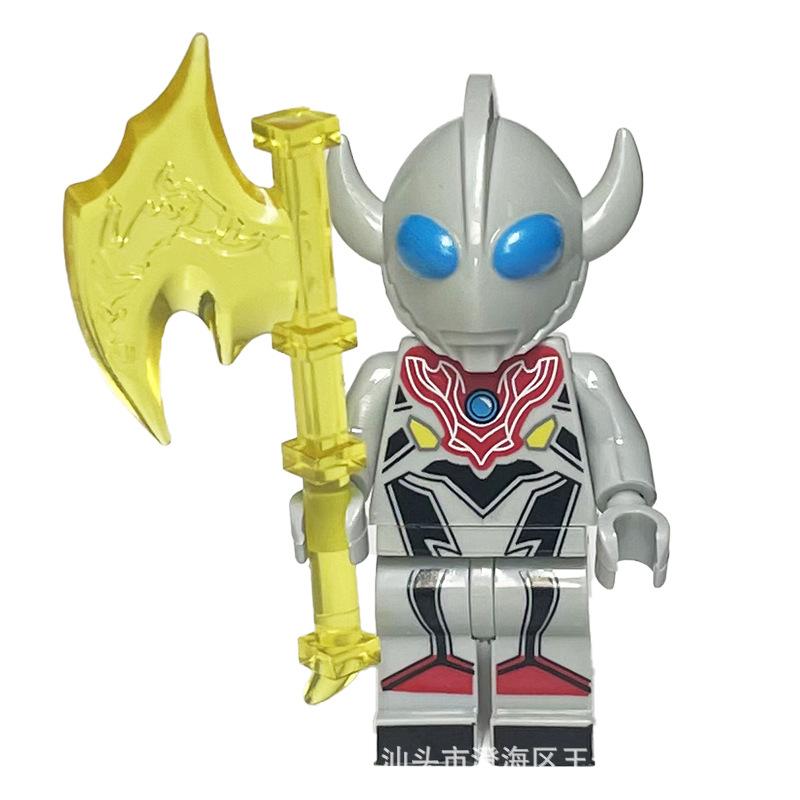 Ninja Warrior Superhero Doll With Weapon Single Building Block Assembly Toy