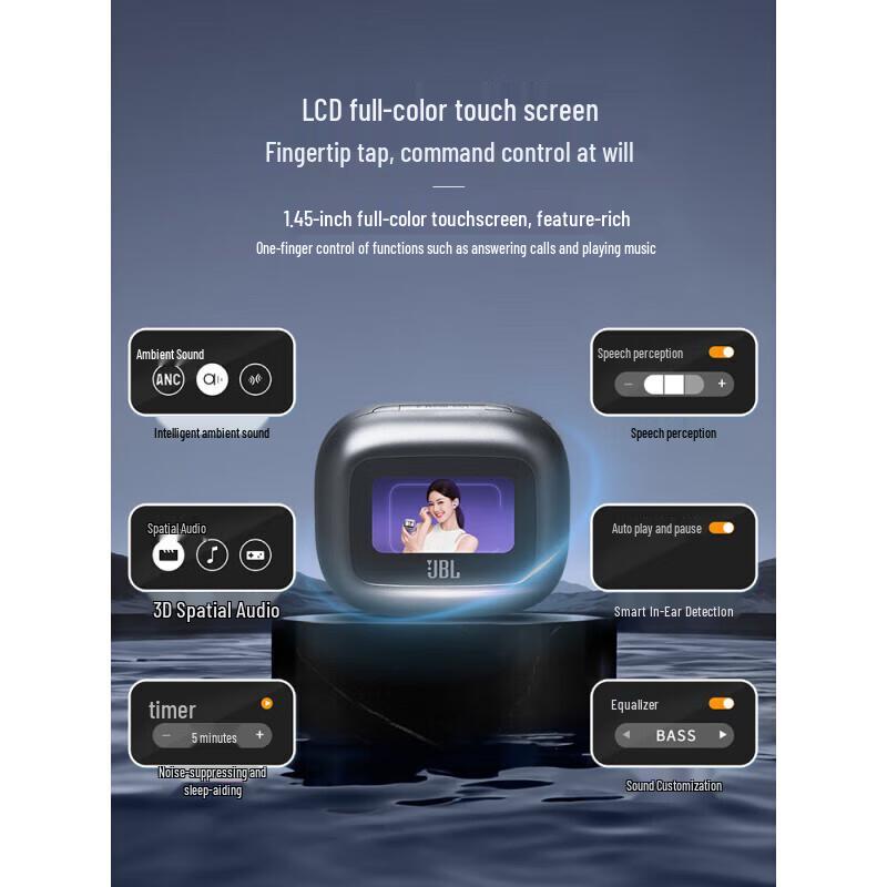 JBL LIVE BEAM 3 True Wireless Noise Cancelling Earbuds