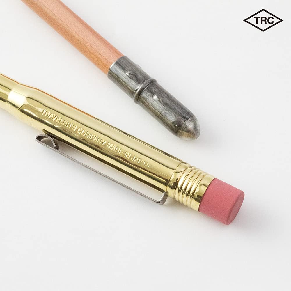 DESIGNPHIL (MIDORI) Travelers Company TRC Brass Pencil Solid Brass Limited Edition with Card 3807...