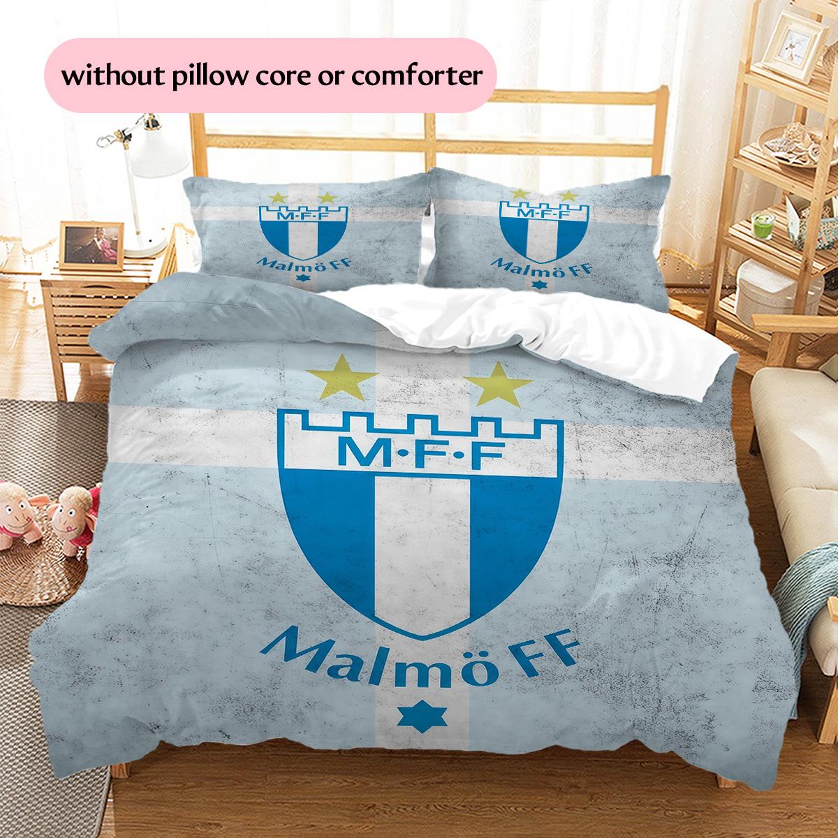 Malmö FF Rakstu Gultasveļas Segu Komplekts