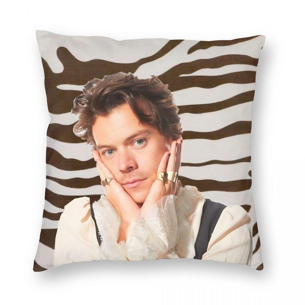 Federa Stampa Harrys Styles Poliestere Copricuscino Decorativo Copertura Cuscino Casa Dropshipping 40*40cm
