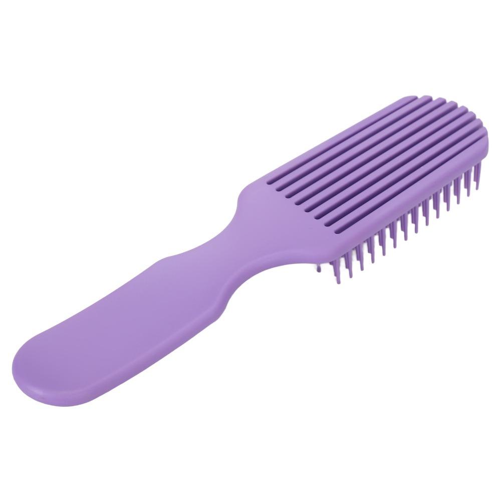 3pcs Rounded Tips Hair Detangler Comb Purple Wide Tooth Hair Brush  Shower Use