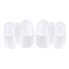 1 Pair 2-Hole Toe Separator Orthopedic Bunion Valgus Hammertoe Corrector
