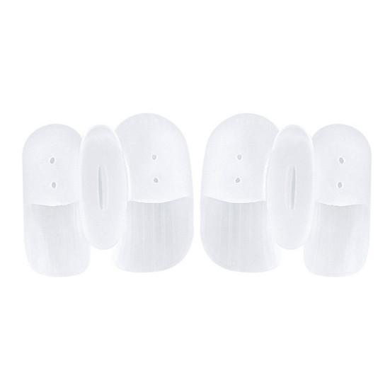 1 Pair 2-Hole Toe Separator Orthopedic Bunion Valgus Hammertoe Corrector