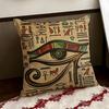 Ancient Egypt AAnubis Cushion Cover Reversible Soft Durable Pillow Cover Home  Car MultiScene Use for Daily Comfort