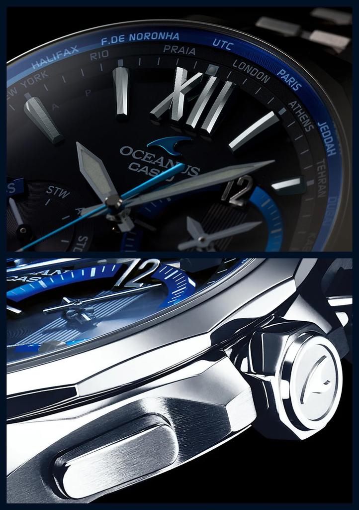 Casio Oceanus Manta Solar Watch Silver Radio-Controlled OCW-S3400-1AJF