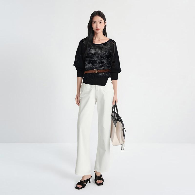 Eifini Women's Off-Shoulder Knit Pullover Top