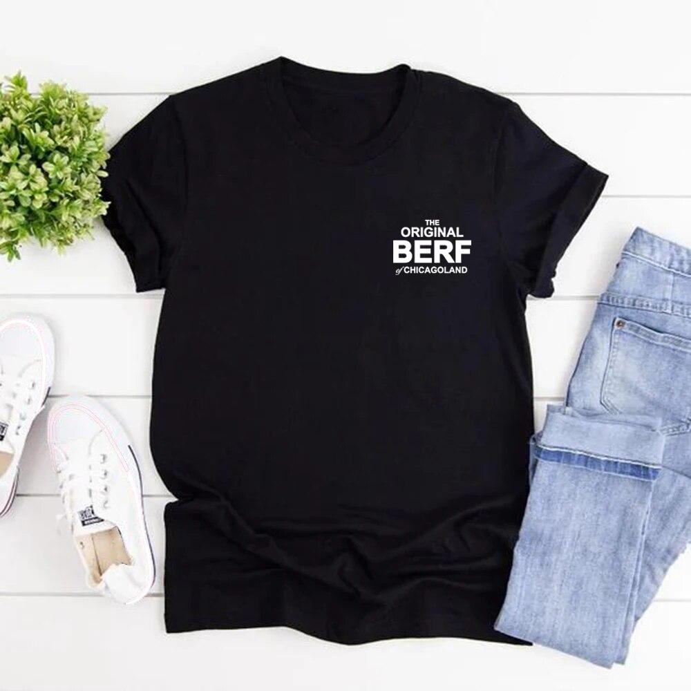 The Original Berf of Chicagoland T-shirt TV Show Gift Bear Richie Carmy Tee Kortärmade Grafiska T-shirts Streetwear Toppar