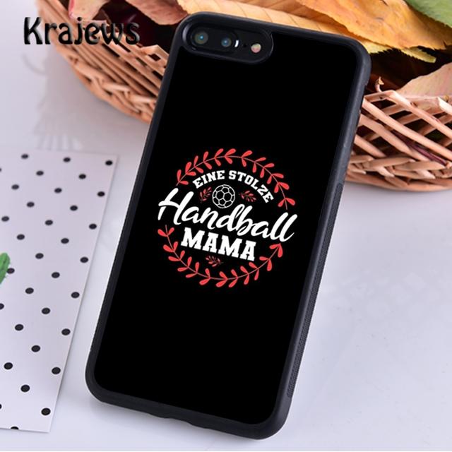 Krajews Handball Mom Player Handballer Mother Phone Case Cover For iPhone 17 Air 16 15 14 plus 11 12 13 pro max