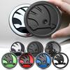 1Pcs Auto Styling Emblem Badge Front Rear Trunk Logo Cap Sticker For Octavia Fabia Kamiq Kapoq Kodiaq Rapid SCALA Superb