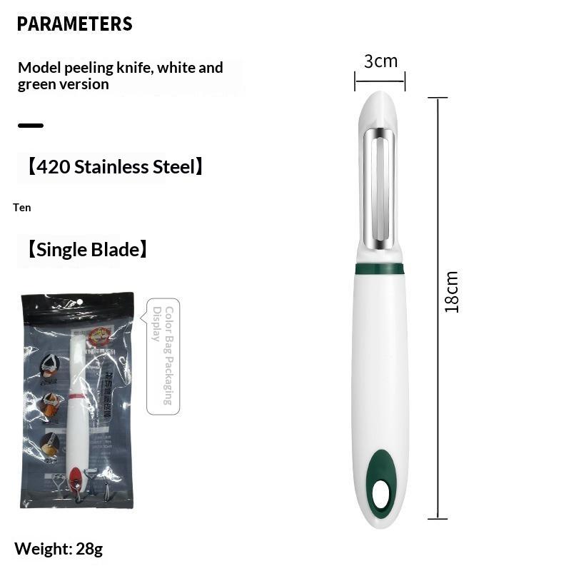 Stainless Steel Vegetable Fruit Peeler Ergonomic Non-Slip Handle Rust Resistant for Home Kitchen Restaurant Food Prep