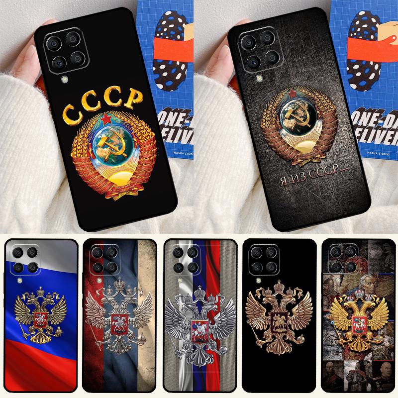 Coat Of Arms Russian CCCP Flag For Samsung Galaxy M31 M16 M11 M21 M13 M33 M35 M53 M55 M15 M14 M34 M54 M12 M32 M52 M06 Case