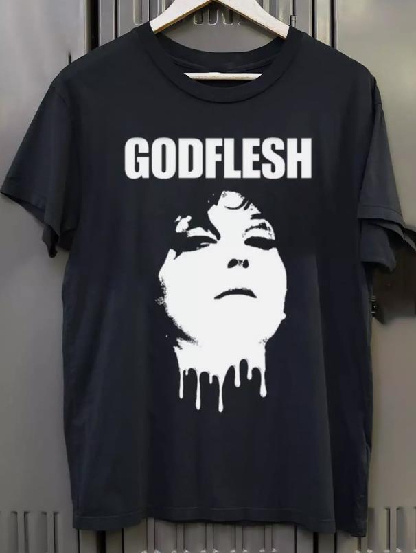 Godflesh White Face Godflesh Short Sleeve Black All Size Shirt Unisex T-Shirt S