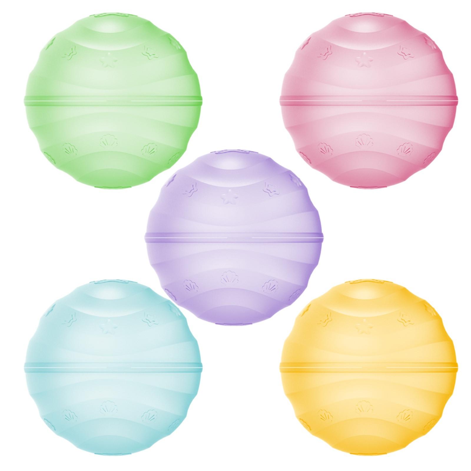 

5PC For Kids And Adult, Self Sealing Assorted Water Bombs Water Fight Toy Summer Playing Water Toys Toy One Size