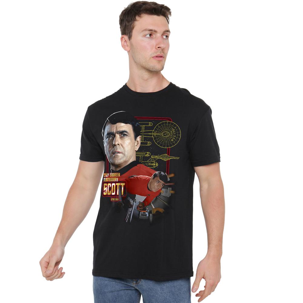 STAR TREK Mens Chief Engineer Scott T-Shirt
