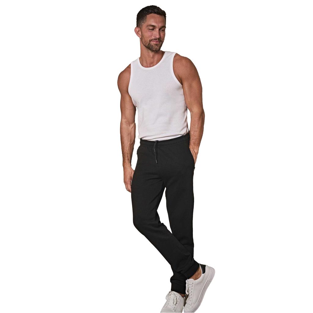 Tee Jays Unisex Adult Ribbed Interlock Jogging Bottoms