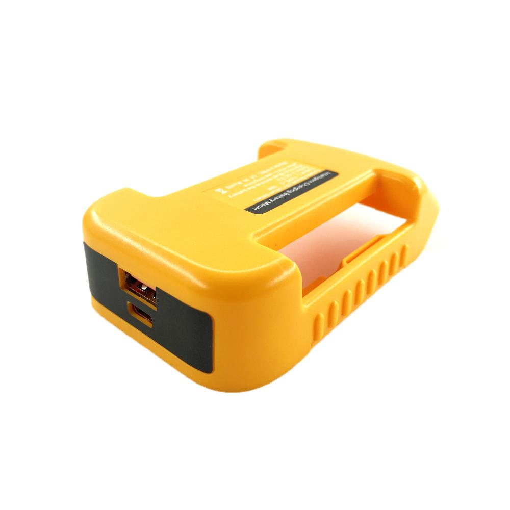 

USB Charger Adapter for 18V 20V Li-ion Battery with USB and Type-C Fast Charging DCB200 DCB205 for
