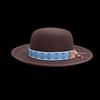 Pure Wool Hat, Round Top Felt Hat, Solid Color Sheep Hat Felt Hat