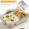 Lunch Box Stainless Steel Bento Box Food Storage Container Student Leakproof Sealed Meal Box for Office Work and School Camping