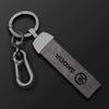 High Grade Leather Keychain Car Logo Keyring Accessories For Skoda Octavia Superb Rapid Kodiaq Karoq Fabia Kamiq Citigo VisionS knzh54