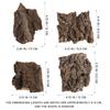 4pcs Tree Bark Decor Reptile Feeding Box Landscaping Decor Pet Reptile Cork Bark Terrarium Tree Bark Decor Hide Climbing